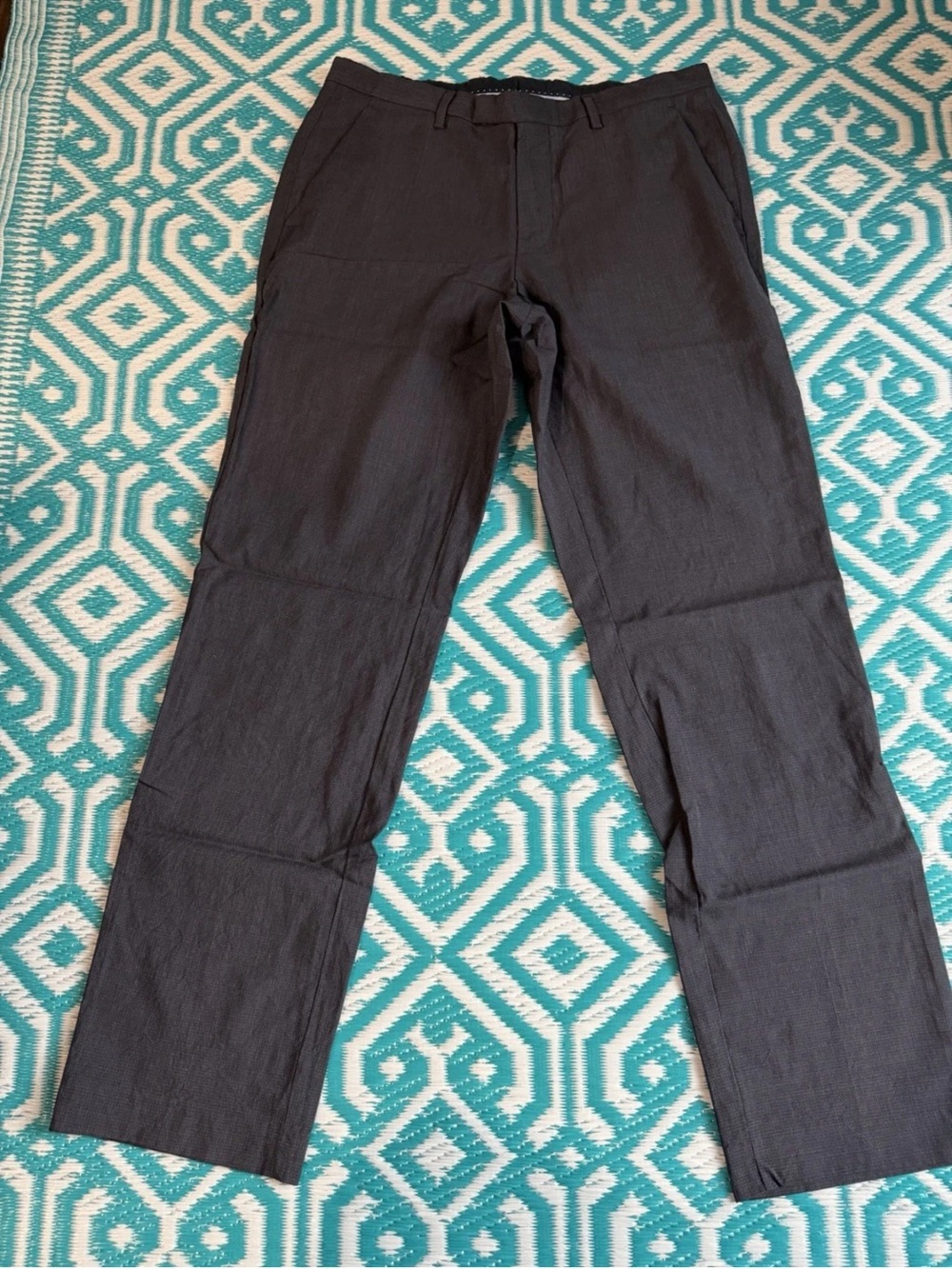 BOSS Hugo Boss Sharp1 Men’s 32R Charcoal Gray Dress Pants Trousers